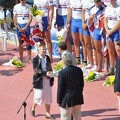 Presenting Team Points Award to Great Britain